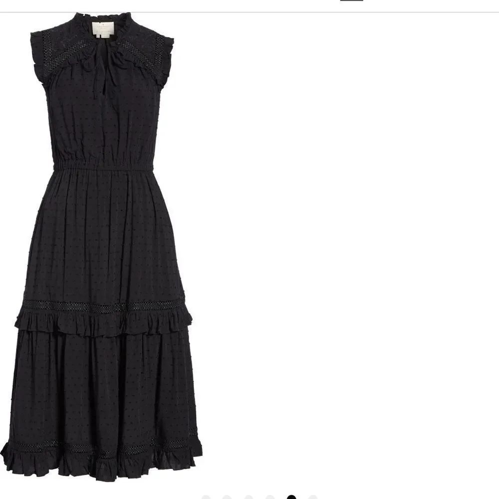 Kate Spade Brooke Street Swiss Dot Tiered Dress